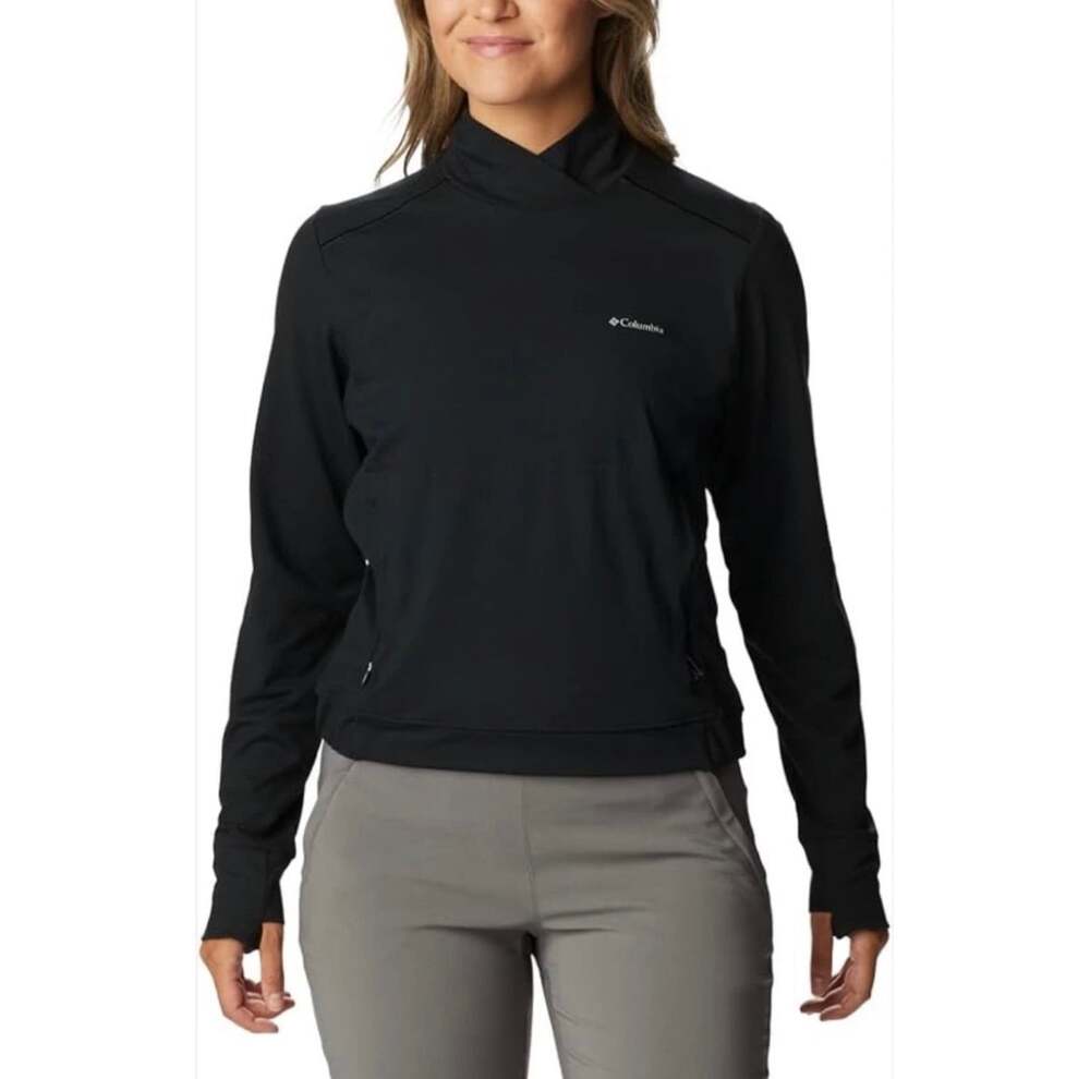 Columbia Women's Ballona Pullover in Black Size Large